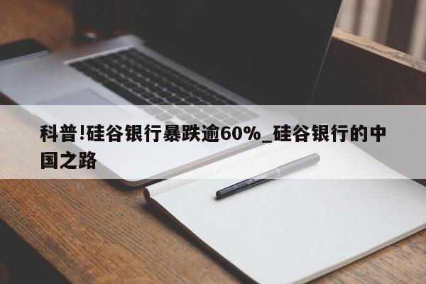 科普!硅谷银行暴跌逾60%_硅谷银行的中国之路